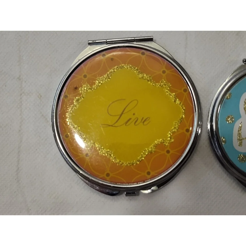 Cosmetic Holder Pocket Handbag LOT-2 MIRROR women wallet Purses SEE B44.3GA1494‎